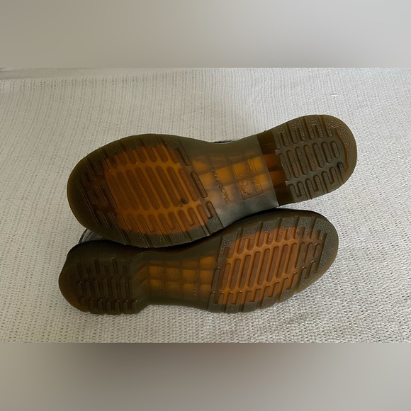 Dr. Martens Metallic Gray Ankle Boots - Picture 5 of 8